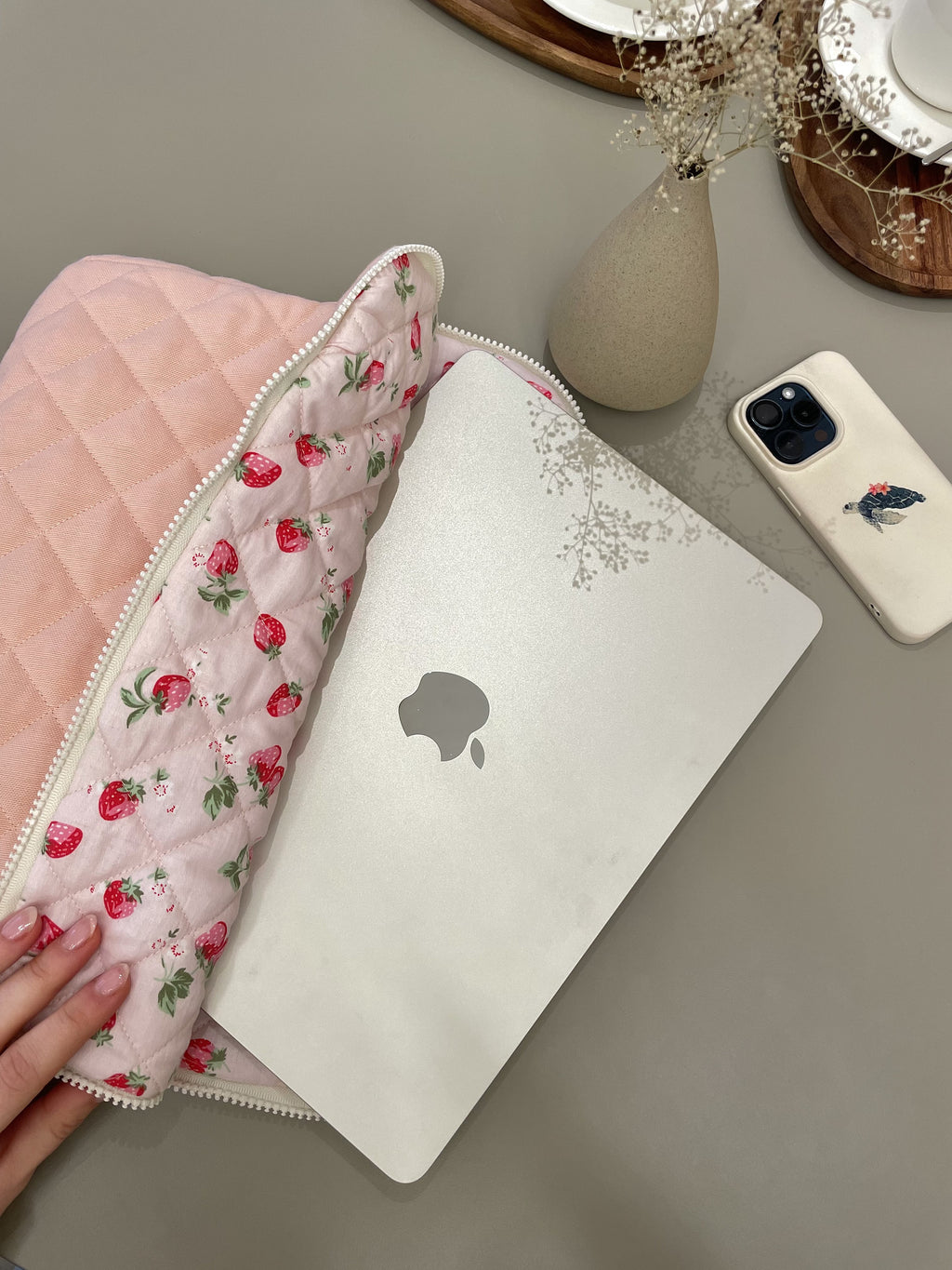 Macbook Sleeve - Rose